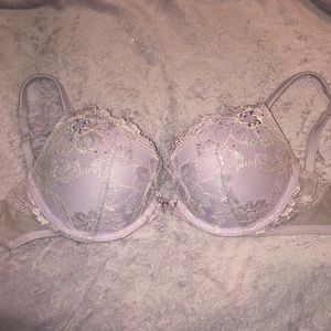Victoria’s Secret light purple push up bra.